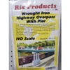 Rix Products 122 - Wrought Iron 50 Foot Highway Overpass With Pier - HO Scale Kit