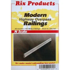 Rix Products 164 - Modern' Highway Overpass Railings - N Scale