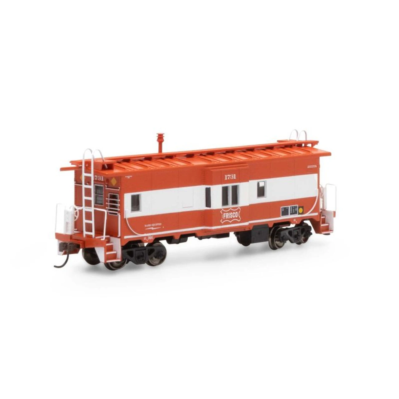 Athearn Roundhouse 90266 - Bay Window Caboose St Louis - San Francisco (SLSF) 1731 - HO Scale 1 Athearn Roundhouse 90266 - Bay Window Caboose St Louis - San Francisco (SLSF) 1731 - HO Scale