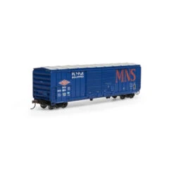 Athearn Roundhouse 97983 - 50' FMC 5283 DD Boxcar Minneapolis, Northfield & Southern (MNS) 900008 - HO Scale