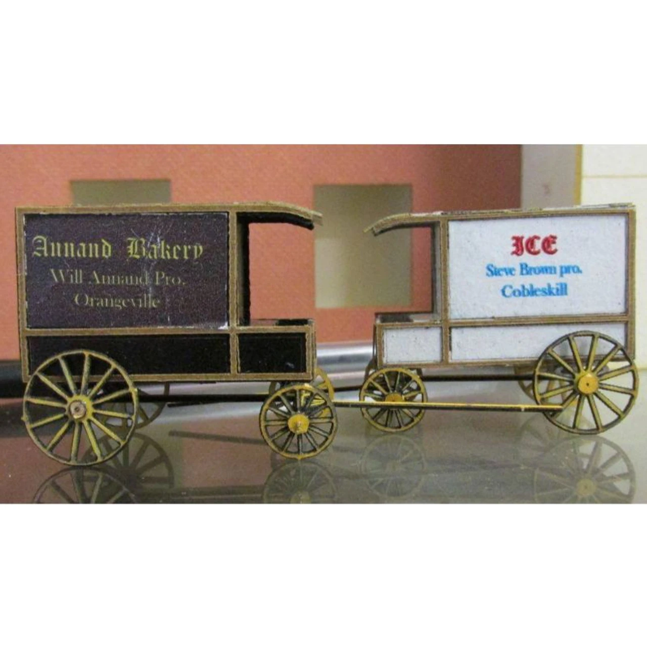 RslaserKits 2508 - Delivery Wagon - HO Scale Kit 1 RslaserKits 2508 - Delivery Wagon - HO Scale Kit