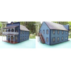 RslaserKits 3022 - 1880s Gem Hotel Or Zelda's B&B - N Scale Kit