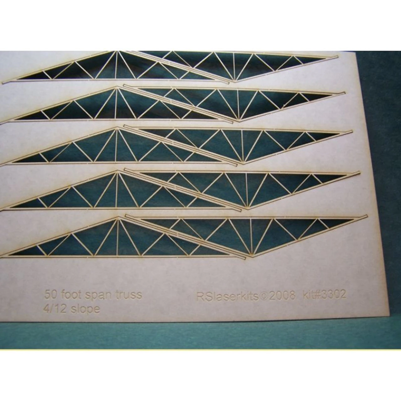 RslaserKits 3302 - Trusses (50 Foot) - N Scale Kit 1 RslaserKits 3302 - Trusses (50 Foot) - N Scale Kit