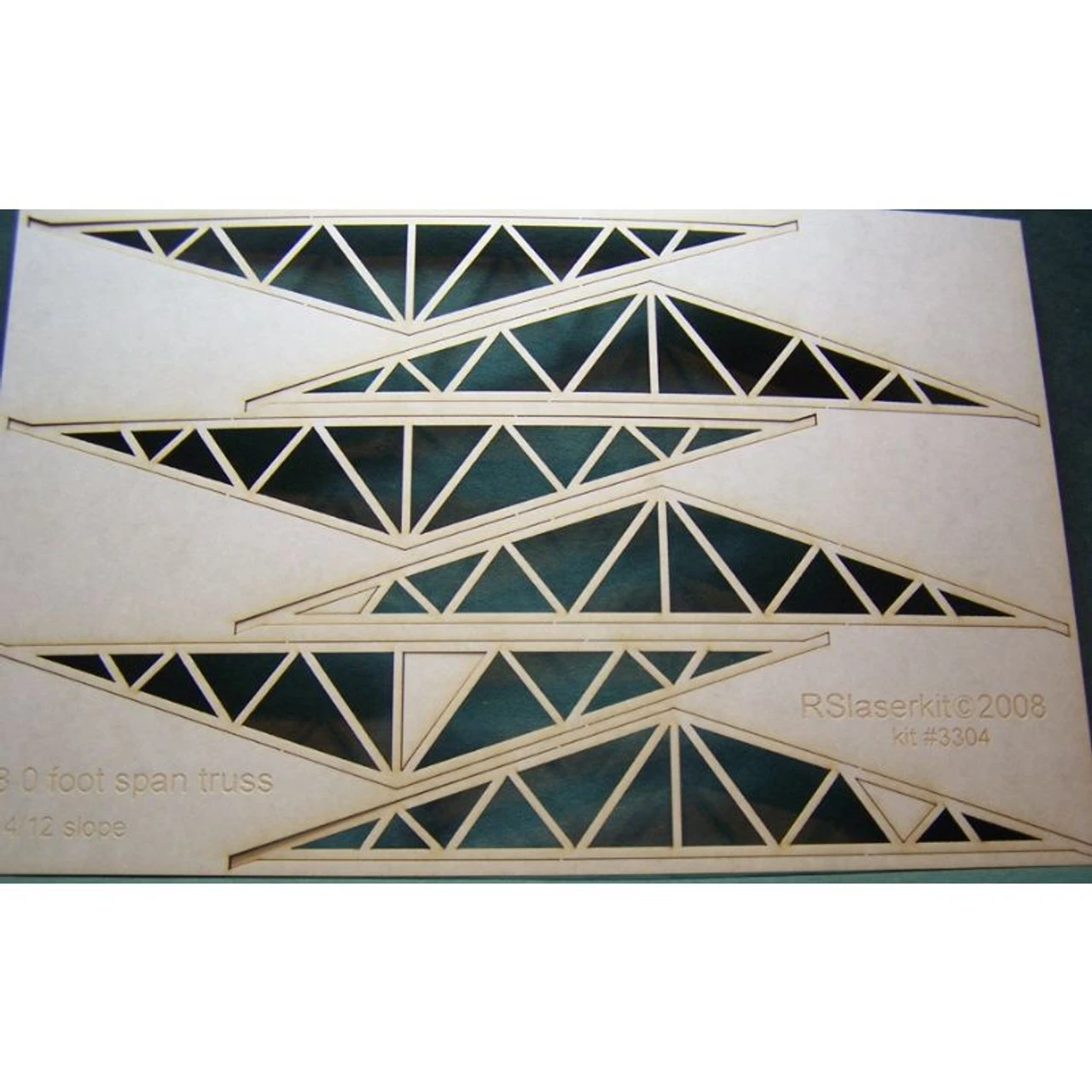RslaserKits 3304 - Trusses (80 Foot) - N Scale Kit 1 RslaserKits 3304 - Trusses (80 Foot) - N Scale Kit