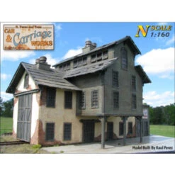 Showcase Miniatures 1103 - R. Perez & Sons Car & Carriage Works - N Scale Kit