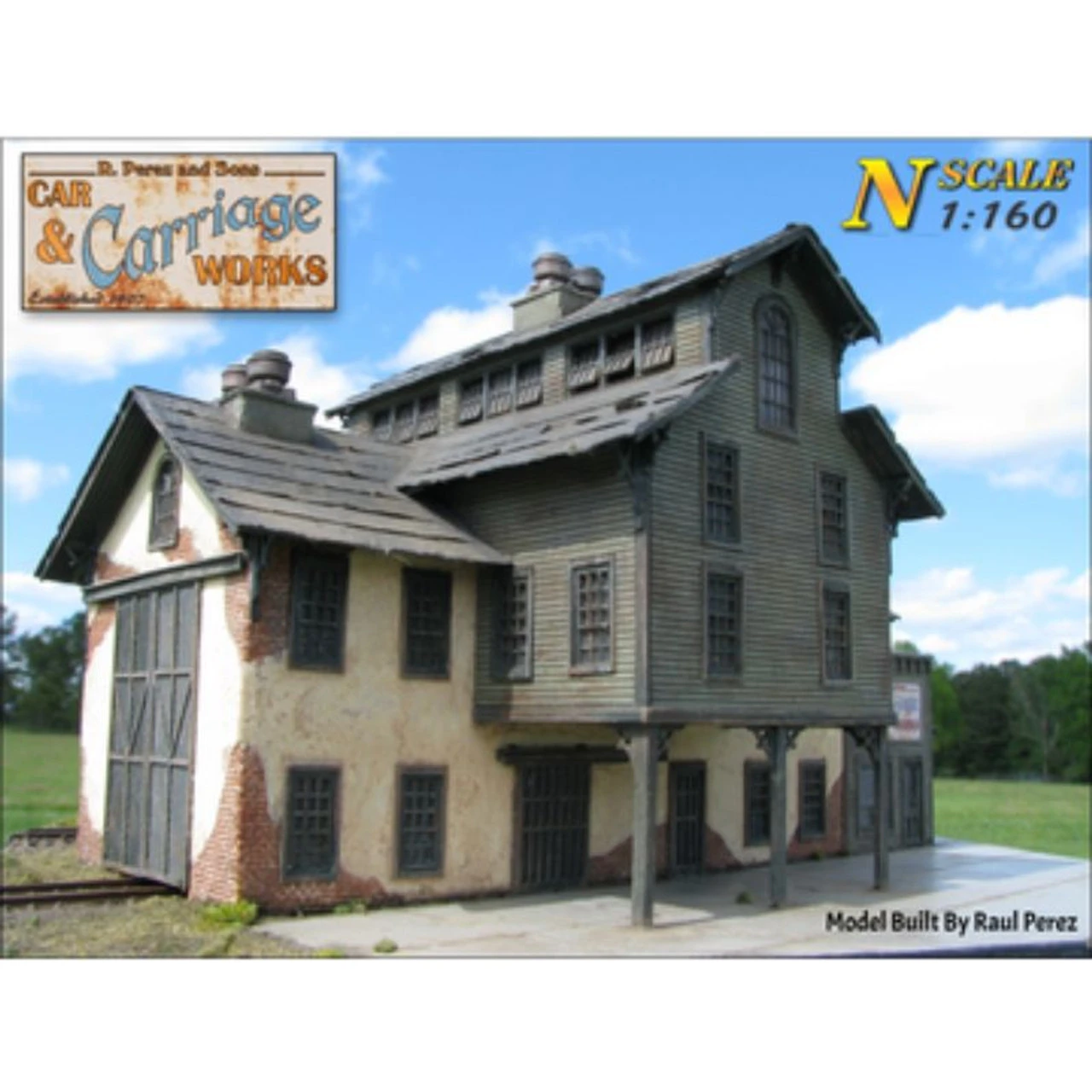 Showcase Miniatures 1103 - R. Perez & Sons Car & Carriage Works - N Scale Kit 1 Showcase Miniatures 1103 - R. Perez & Sons Car & Carriage Works - N Scale Kit