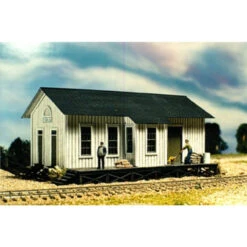 Showcase Miniatures 113 - Ft Davis Railroad Depot - N Scale Kit