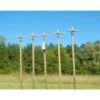 Showcase Miniatures 2301 - 30ft Power Pole Set - HO Scale Kit
