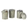 Showcase Miniatures 2325 - Trash Cans (9 Cans - 3 Designs) - HO Scale Kit