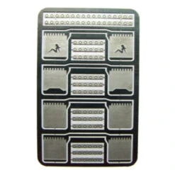 Showcase Miniatures 3007 - Mud Flaps - HO Scale Kit