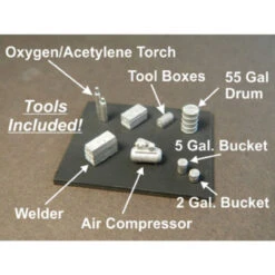 Showcase Miniatures 45 - Standard Service Truck / Maching Shop Tools - N Scale Kit