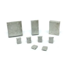 Showcase Miniatures 519 - Trackside Cabinets - N Scale Kit