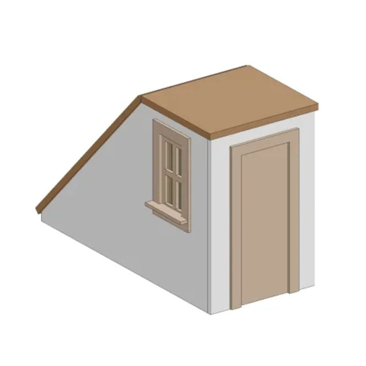 Showcase Miniatures 567 - Roof Stair Access - N Scale Kit 1 Showcase Miniatures 567 - Roof Stair Access - N Scale Kit