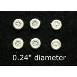 Showcase Miniatures W24002 - Medium Duty Cast Wheels - N Scale Kit