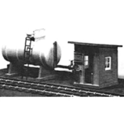 Stewart Products 107 - Oil Stge Tank/Pump House - HO Scale Kit