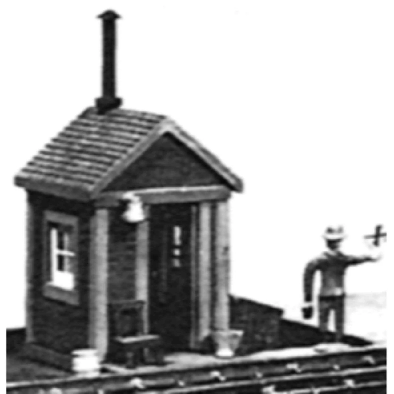 Stewart Products 108 - Watchman's Shanty Kit - HO Scale Kit 1 Stewart Products 108 - Watchman's Shanty Kit - HO Scale Kit