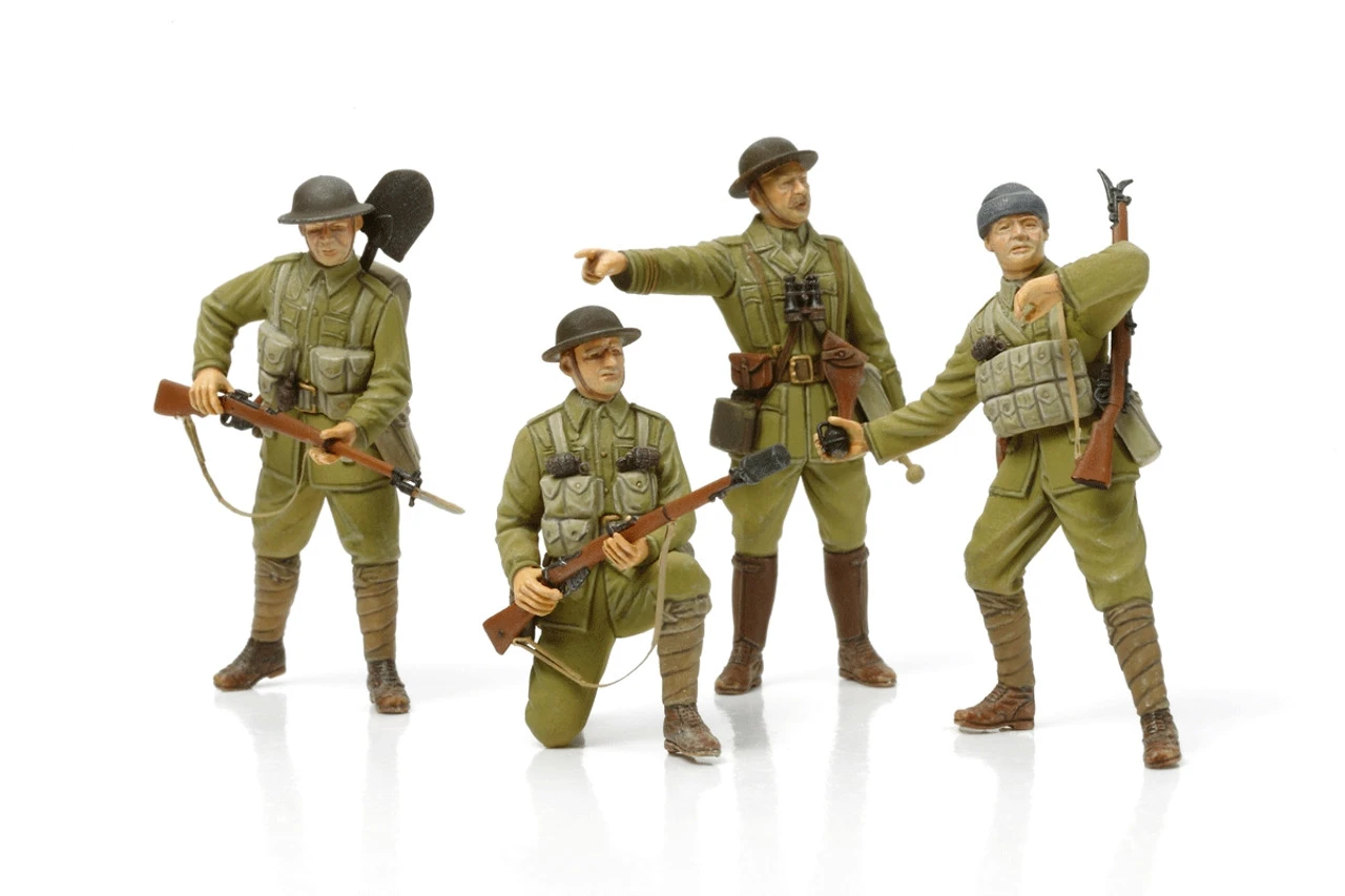 Tamiya 32409 - WWI British Infantry Great Britain - 1:35 Scale Kit 1 Tamiya 32409 - WWI British Infantry Great Britain - 1:35 Scale Kit