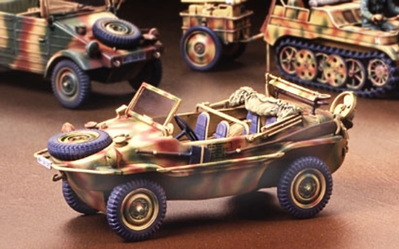 Tamiya 32506 - German Schwimmwagen Type 166 Germany - 1:48 Scale Kit 1 Tamiya 32506 - German Schwimmwagen Type 166 Germany - 1:48 Scale Kit