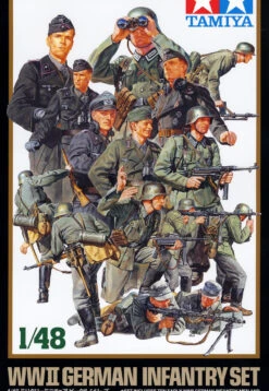 Tamiya 32512 - WWII German Infantry Set Germany - 1:48 Scale Kit