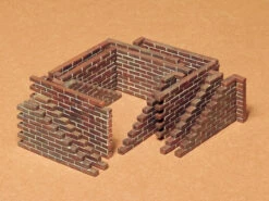 Tamiya 35028 - Brick Wall Set - 1:35 Scale Kit