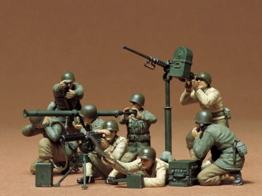 Tamiya 35086 - U.S. Gun And Mortar Team Kit United States - 1:35 Scale Kit -Athearn Shop tam35086 78958.1681074409