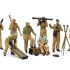Tamiya 35343 - German Artillery Crew Set Country - 1:35 Scale Kit
