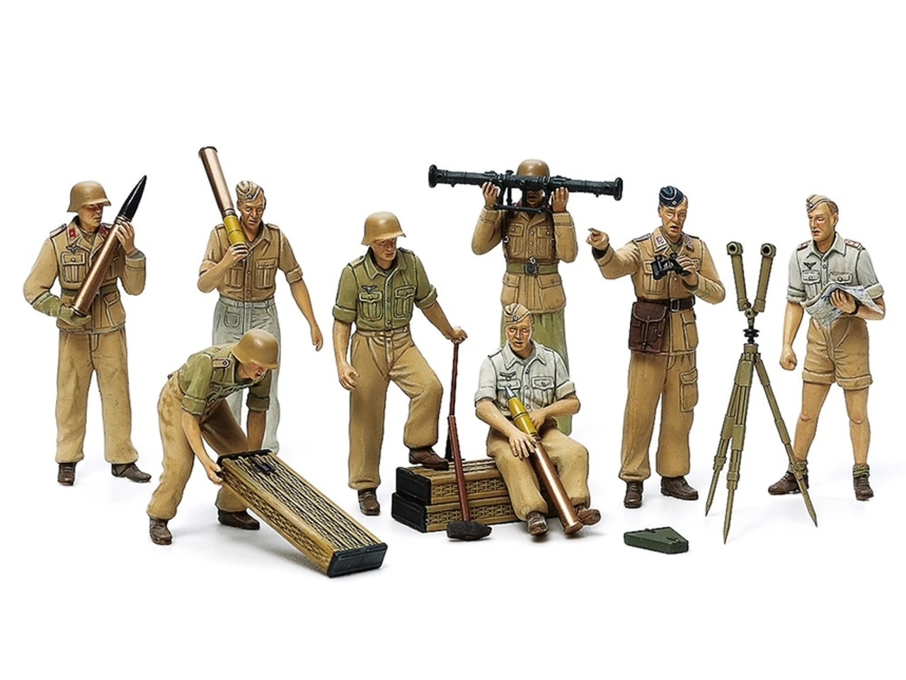 Tamiya 35343 - German Artillery Crew Set Country - 1:35 Scale Kit 1 Tamiya 35343 - German Artillery Crew Set Country - 1:35 Scale Kit