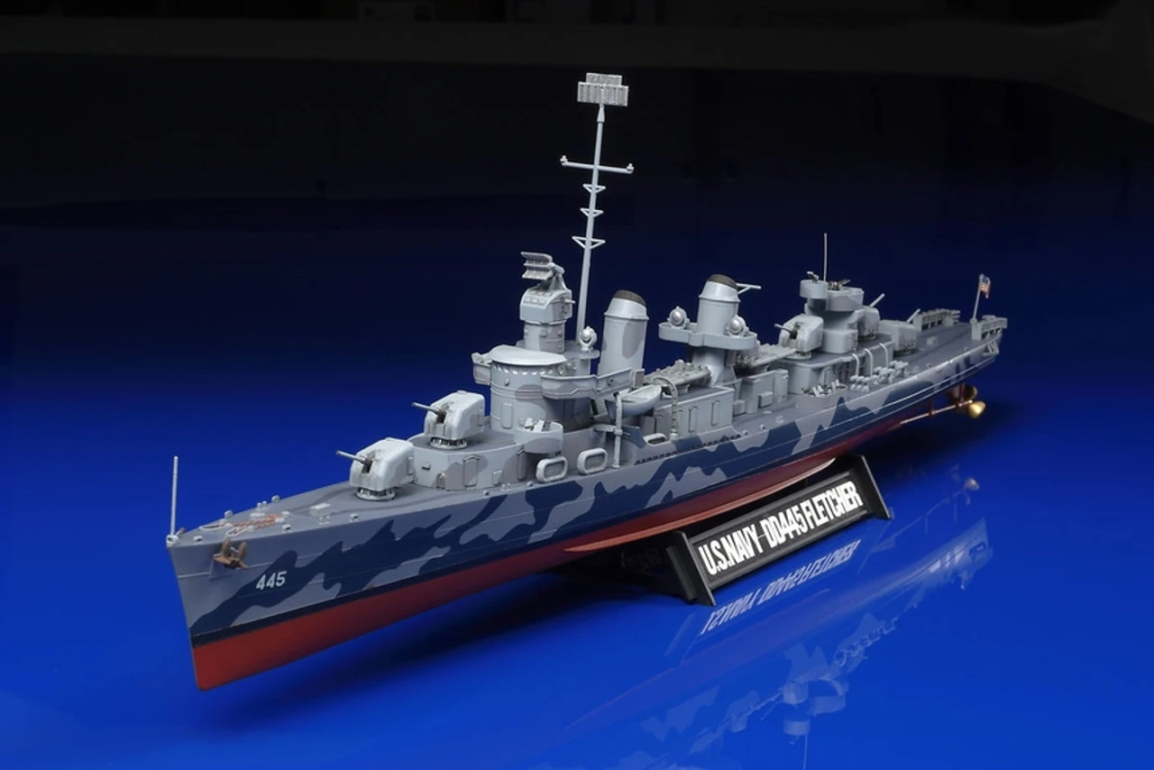 Tamiya 78012 - U.S. Navy DD445 Fletcher United States - 1:350 Scale Kit 1 Tamiya 78012 - U.S. Navy DD445 Fletcher United States - 1:350 Scale Kit