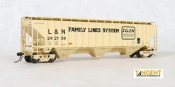 Tangent Scale Models 20053-02 - Pullman Standard 4750 "Original 12-1980" Louisville & Nashville (L&N) 242070 - HO Scale