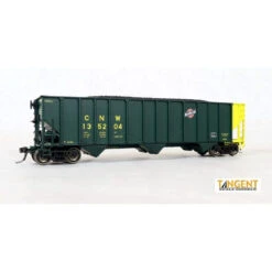 Tangent Scale Models 24061-02 - PS 4000 100T 3-Bay Coal Hopper Chicago & Northwestern (CNW) 135201 - HO Scale