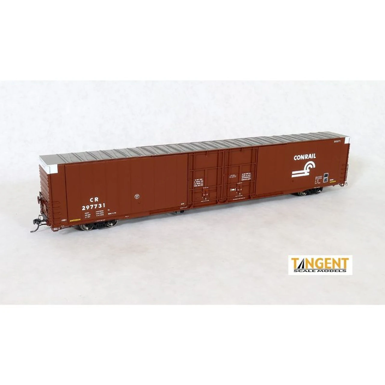 Tangent Scale Models 25041-01 - Greenville 86′ Double Plug Door Box Car Conrail (CR) 297714 - HO Scale 1 Tangent Scale Models 25041-01 - Greenville 86′ Double Plug Door Box Car Conrail (CR) 297714 - HO Scale