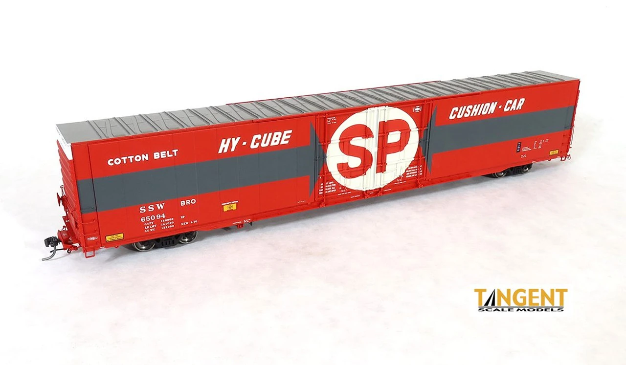 Tangent Scale Models 25049-02 - Greenville 86′ Double Plug Door Box Car Cotton Belt (SSW) 65095 - HO Scale 1 Tangent Scale Models 25049-02 - Greenville 86′ Double Plug Door Box Car Cotton Belt (SSW) 65095 - HO Scale