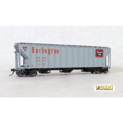 Tangent Scale Models 28011-06 - CB&Q "Delivery Gray 1-1965" GATC 4500 Covered Hopper Chicago, Burlington & Quincy (CB&Q) 86017 - HO Scale