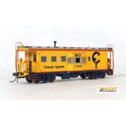 Tangent Scale Models 60029-03 - I-18 Steel Bay Window Caboose Baltimore & Ohio (B&O) C-3030 - HO Scale