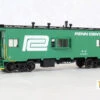 Tangent Scale Models 60124-01 - DSI/SLCC Bay Window Caboose Penn Central (PC) 21519 - HO Scale