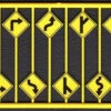 Tichy Train Group 8254 - Road Path Warning Signs #1 - HO Scale