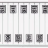 Tichy Train Group 8259 - Low Speed Limit Signs 16 Pcs - HO Scale