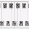 Tichy Train Group 8260 - High Speed Limit Signs 16 Pcs - HO Scale