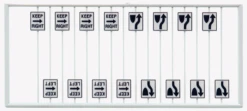 Tichy Train Group 8263 - Miscellaneous Road Signs #2 - 16 Pcs - HO Scale