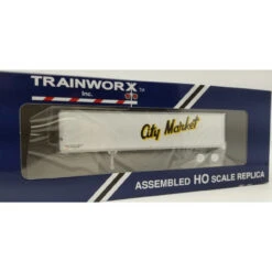 Trainworx 8025702 - 40' Corrugated Van City Market 64 - HO Scale