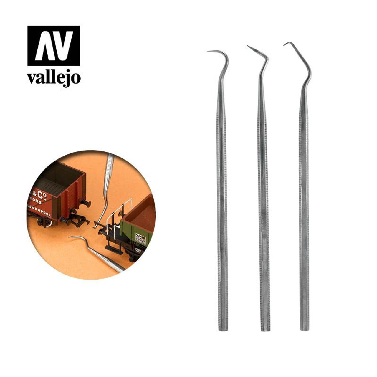 Vallejo T02001 - Stainless Steel Probes (x3) - Multi Scale 1 Vallejo T02001 - Stainless Steel Probes (x3) - Multi Scale