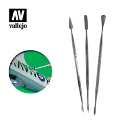 Vallejo T02002 - Stainless Steel Carvers (x3) - Multi Scale