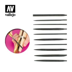 Vallejo T03001 - Needle File Set (x10) - Multi Scale