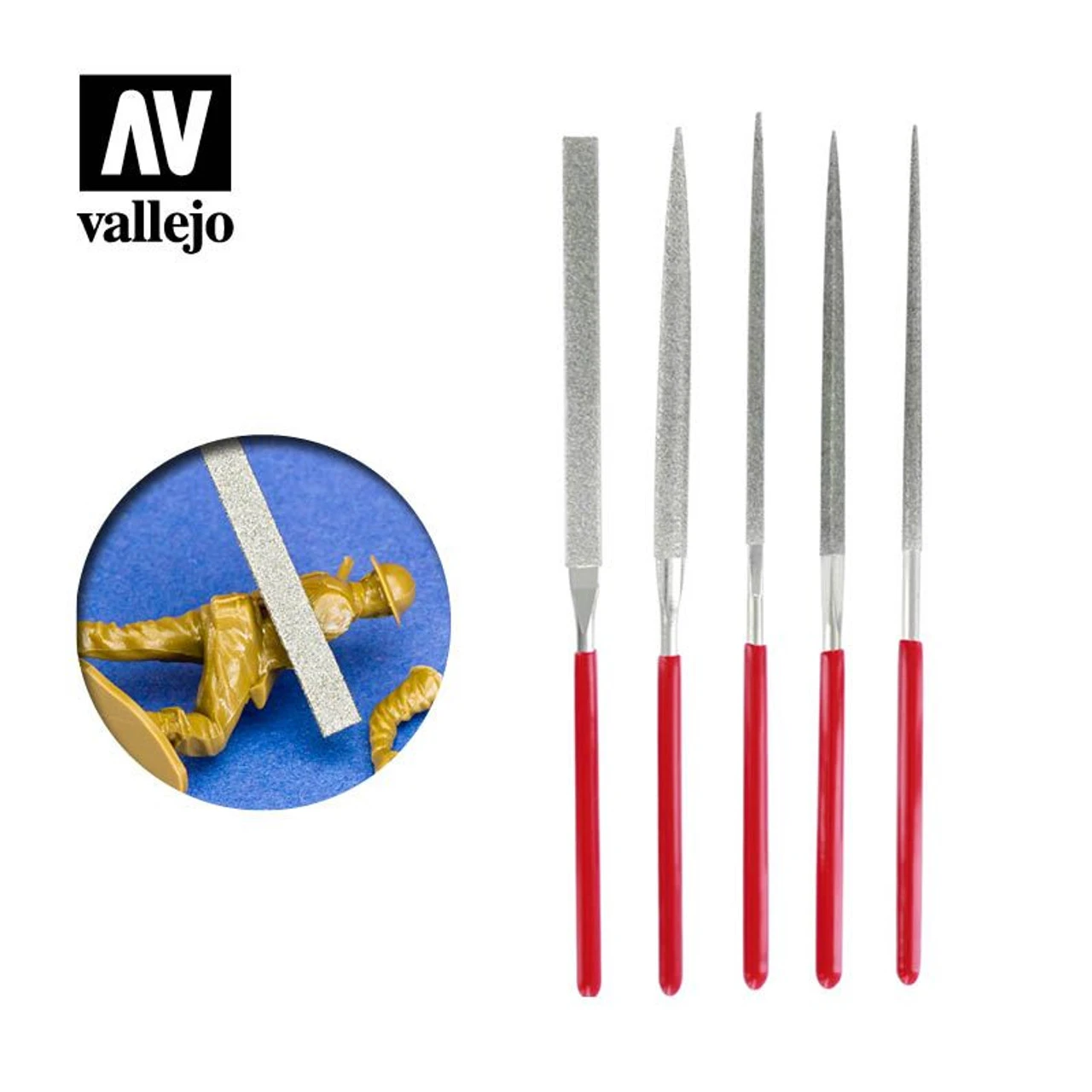 Vallejo T03002 - Diamond File Set (x5) - Multi Scale 1 Vallejo T03002 - Diamond File Set (x5) - Multi Scale