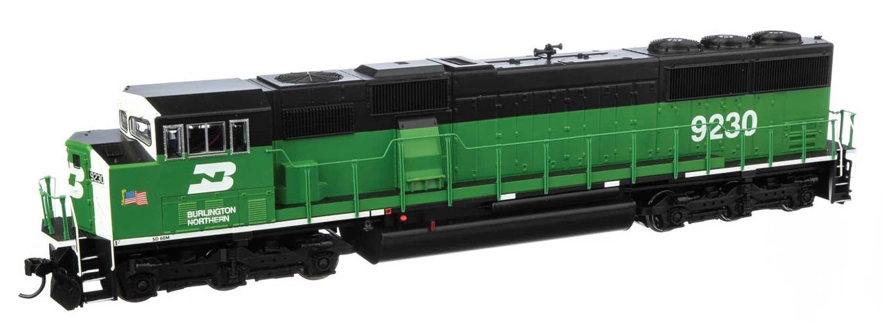 Walthers Mainline 910-10313 - EMD SD60M "TRICLOPS" Burlington Northern (BN) 9230 - HO Scale 1 Walthers Mainline 910-10313 - EMD SD60M "TRICLOPS" Burlington Northern (BN) 9230 - HO Scale