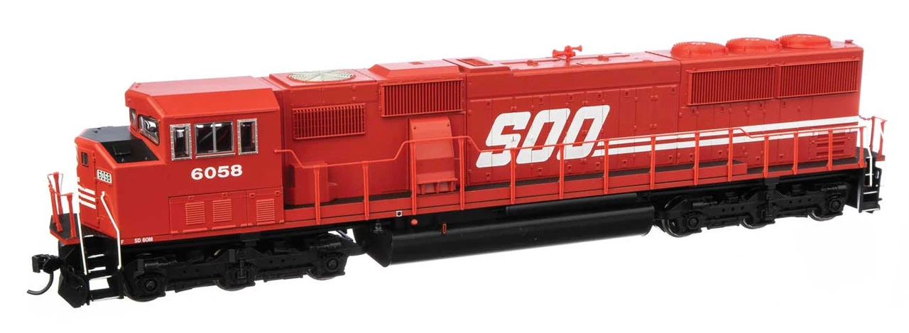 Walthers Mainline 910-10321 - EMD SD60M "TRICLOPS" Soo Line (SOO) 6058 - HO Scale 1 Walthers Mainline 910-10321 - EMD SD60M "TRICLOPS" Soo Line (SOO) 6058 - HO Scale
