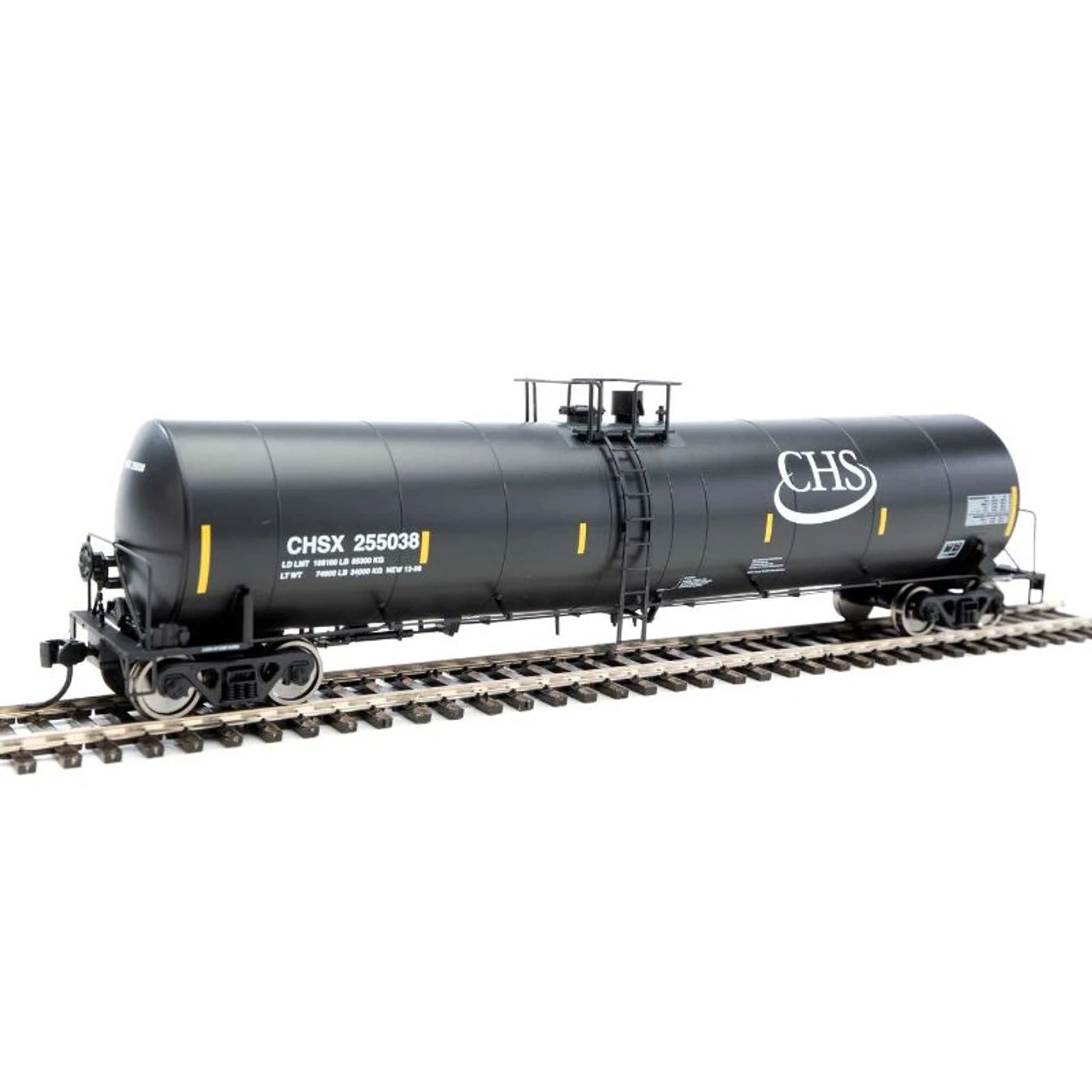 Walthers Mainline 910-1254 - Trinity 25K Gal Tank Cenex Harvest States (CHSX) 255038 - HO Scale 1 Walthers Mainline 910-1254 - Trinity 25K Gal Tank Cenex Harvest States (CHSX) 255038 - HO Scale