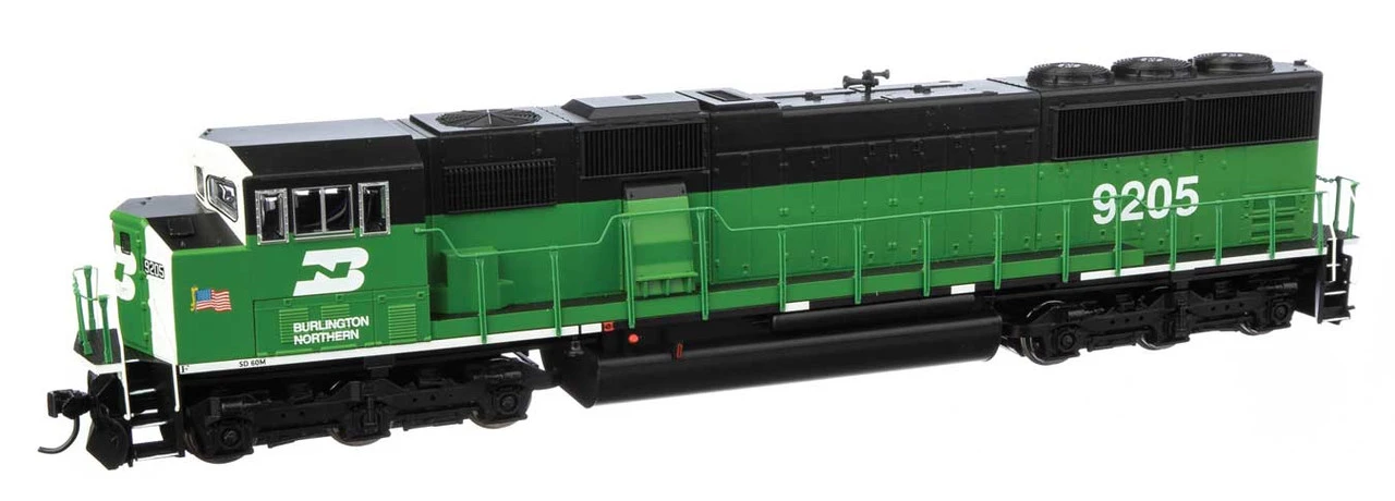 Walthers Mainline 910-20313 - EMD SD60M "TRICLOPS" W/ LokSound 5 Sound & DCC Burlington Northern (BN) 9205 - HO Scale 1 Walthers Mainline 910-20313 - EMD SD60M "TRICLOPS" W/ LokSound 5 Sound & DCC Burlington Northern (BN) 9205 - HO Scale
