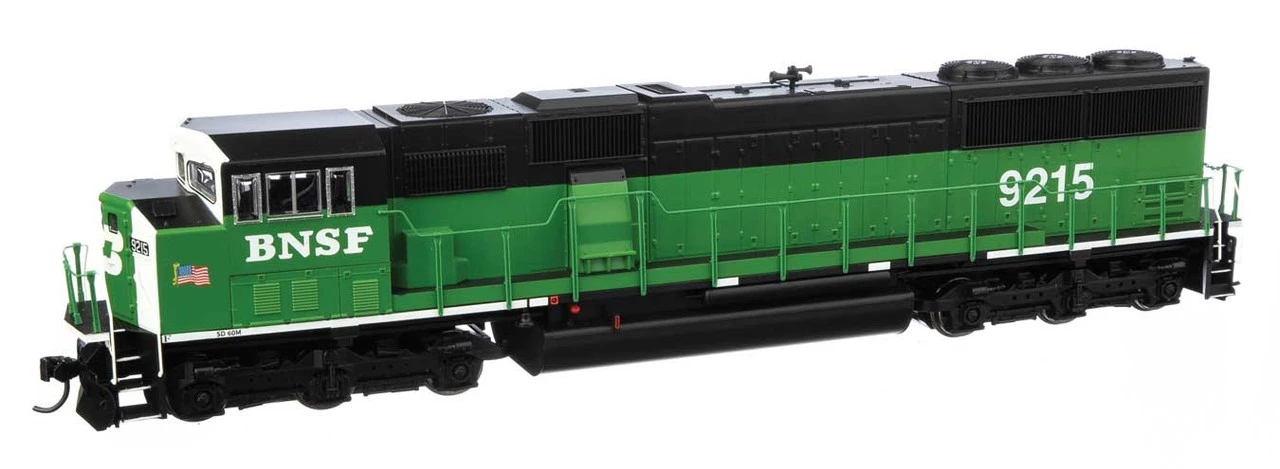 Walthers Mainline 910-20315 - EMD SD60M "TRICLOPS" W/ LokSound 5 Sound & DCC BNSF 9215 - HO Scale 1 Walthers Mainline 910-20315 - EMD SD60M "TRICLOPS" W/ LokSound 5 Sound & DCC BNSF 9215 - HO Scale