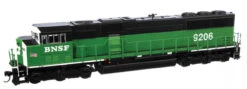 Walthers Mainline 910-20316 - EMD SD60M "TRICLOPS" W/ LokSound 5 Sound & DCC BNSF 9206 - HO Scale